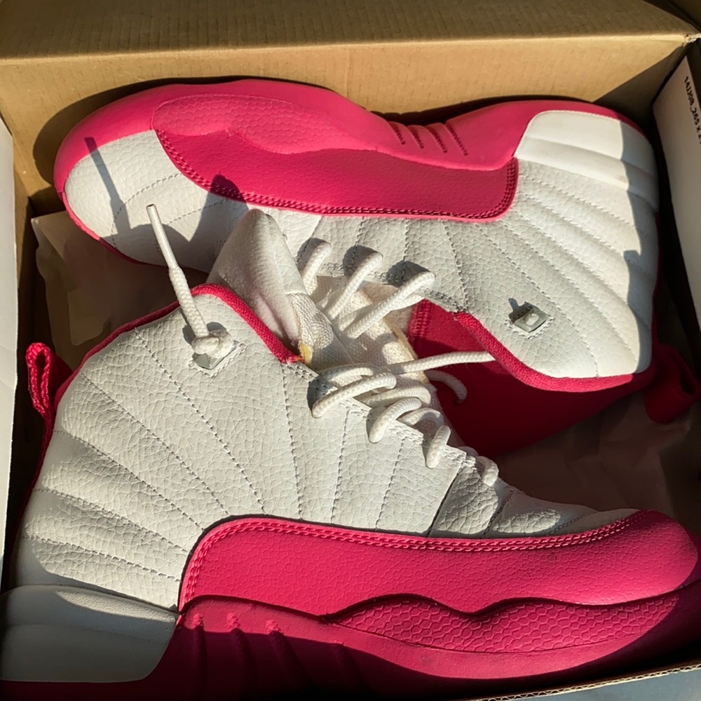 Pink Jordan 12 size 3y